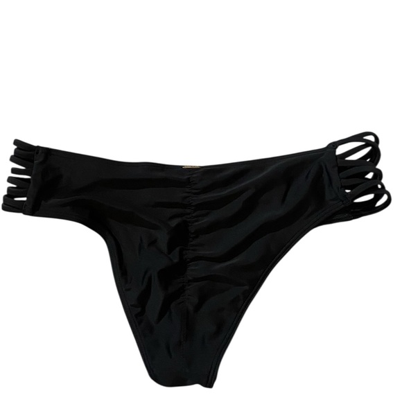 Hollister Sleek Black Bikini Bottom with Cutout Sides - Picture 6 of 9